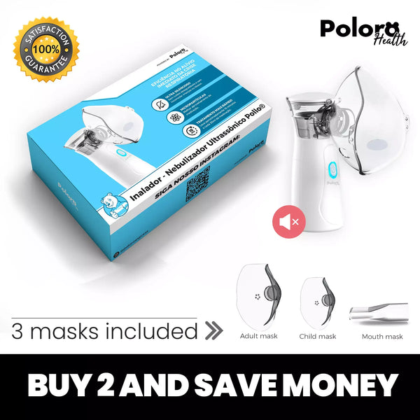Pollo® Nebulizer Inhaler - Portable and Ultra Quiet (BUY 2 AND SAVE)
