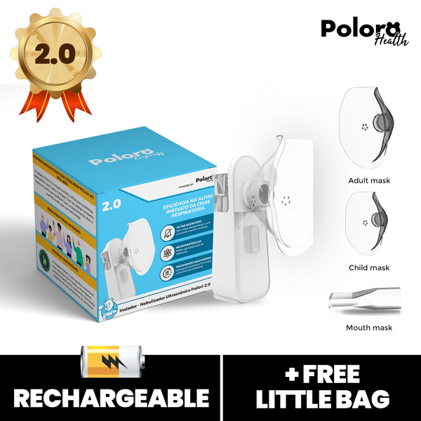 POLLO® 2.0 Nebulizer Inhaler - Rechargeable + Free Bag